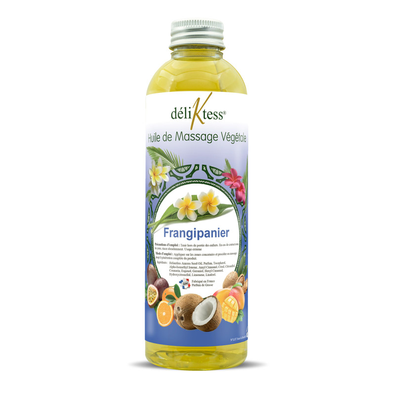 Huile de massage Frangipanier 200 ml